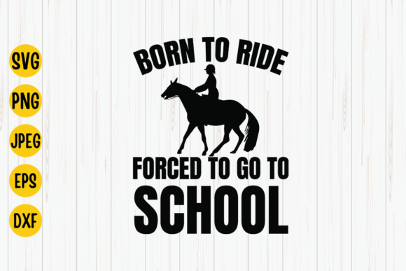 Born to Ride SVG for Crafts and Graphics
