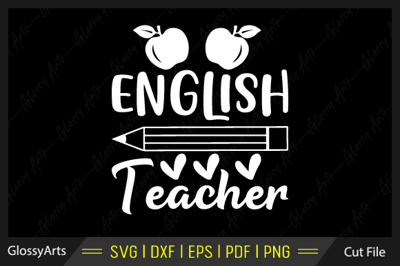 English Teacher Svg Printable Cut File