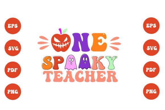 Halloween One Spooky Teacher SVG: Graphics & Crafts for Creative Design