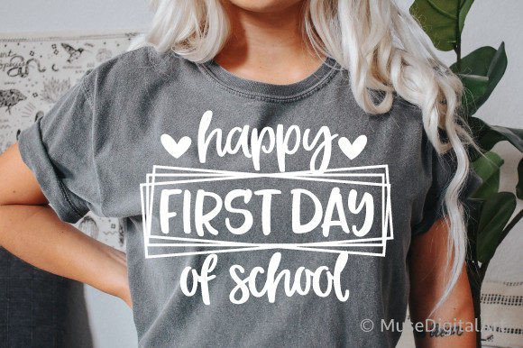 Happy First Day of School SVG for Crafts and Graphics: A Designer’s Perspective
