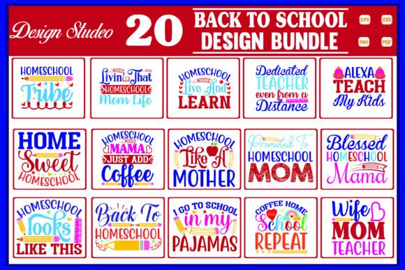 Home School Svg Design Bundle: Graphics and Crafts for Digital Sellers