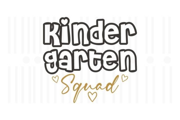 Kindergarten Squad, Teacher SVG Graphics