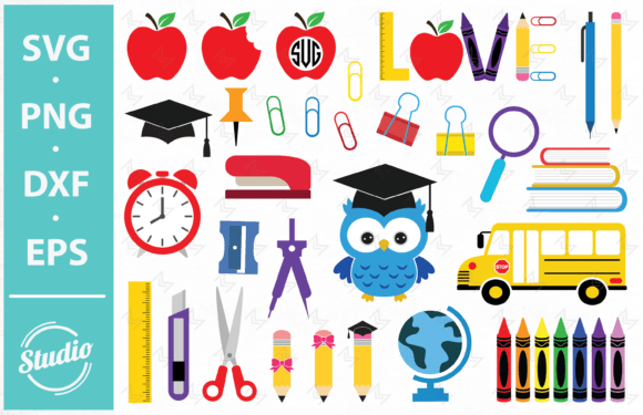 School Bundle: Graphics & Crafts for Creative Design
