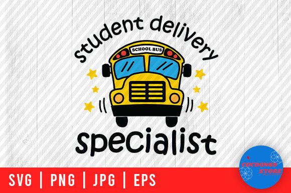 Student Delivery Specialist School SVG Graphics
