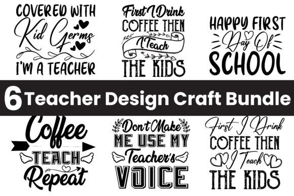 Teacher SVG Craft Bundle Vol - 2: A Versatile Graphic Design Asset for Local Business Branding