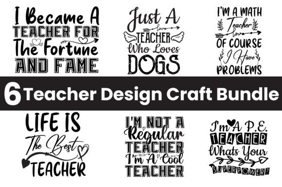 Teacher SVG Craft Bundle Vol - 3: A Versatile Graphic Design Asset for Crafts
