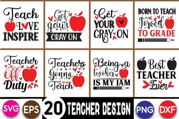 Teacher Svg Design, Graphics & Crafts