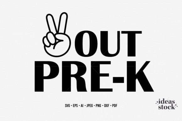 Teacher Svg. Peace out Pre-K Svg Shirt. Graphics and Crafts