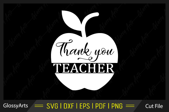 Thank You Teacher Svg Printable Cut File
