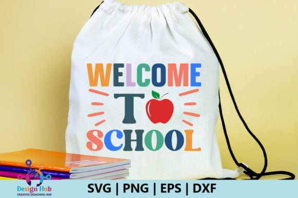 Welcome to School SVG Graphics
